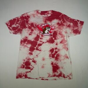 Buc-ee's Red Tie Dye T-Shirt Beaver Nuggets Road‎ To My Heart Graphic Tee